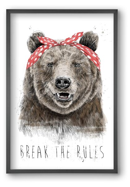 Break the rules II - falikép keretben | artbridge