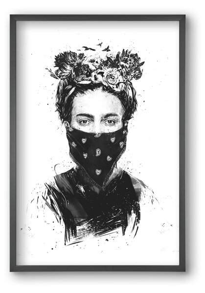Rebel girl - falikép keretben | artbridge