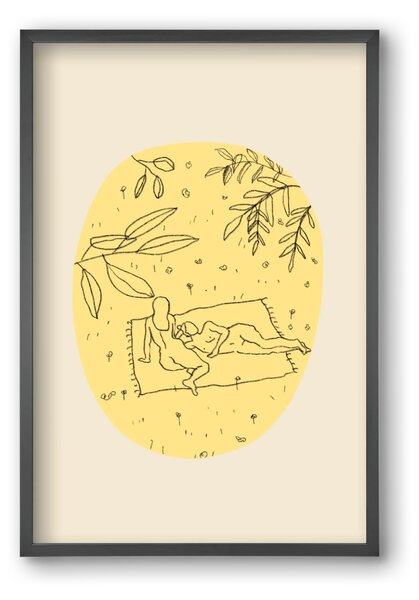 Calm spring - falikép keretben | artbridge