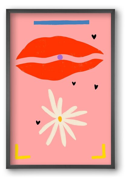 PEARL AND DAISY - falikép keretben | artbridge