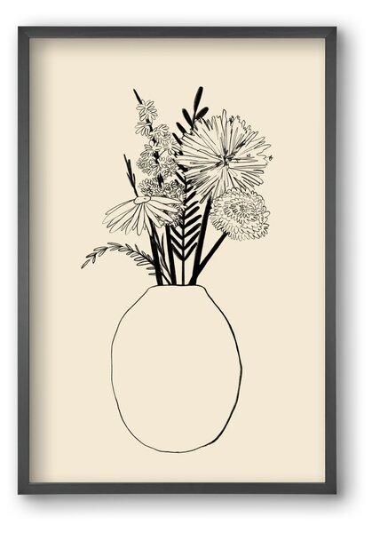 BOUQUET OF FLOWERS - falikép keretben | artbridge