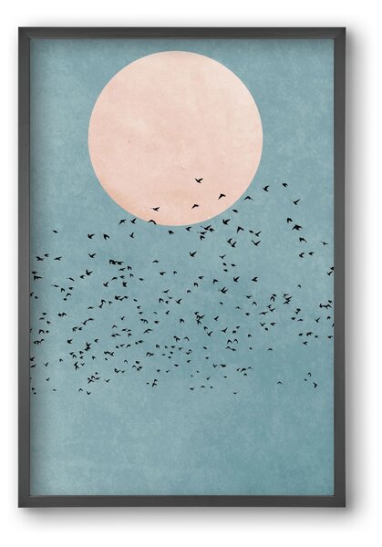Fly away - falikép keretben | artbridge