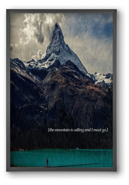 The mountain is calling - falikép keretben | artbridge