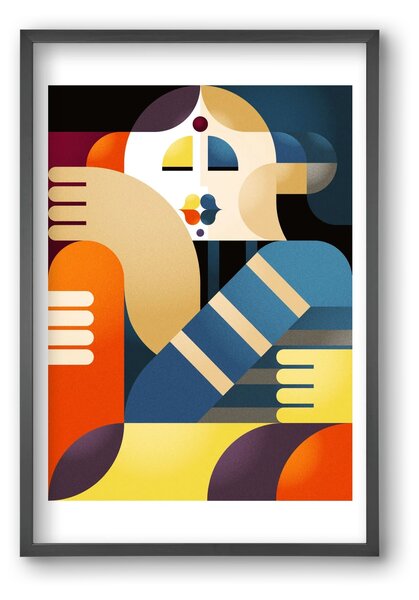 Indian - falikép keretben | artbridge