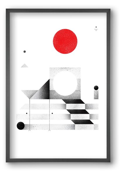Elevation - falikép keretben | artbridge