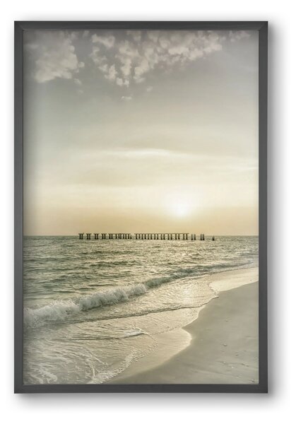 Gasparilla Island Sunset | Vintage - falikép keretben | artbridge