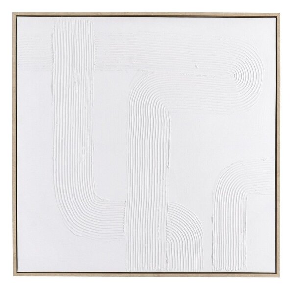Kézzel festett keretezett-vászon kép 83x83 cm Texture – Bizzotto