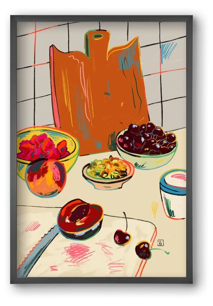 AUTUMN FRUIT STILL LIFE - falikép keretben | artbridge