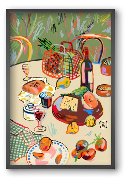 WINE BREAK - falikép keretben | artbridge