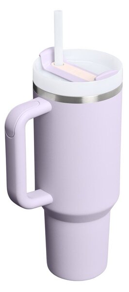 Levendula színű rozsdamentes acél termosz szívószállal 1,18 l Quencher H2.O FlowState™ Tumbler Purple Dust – Stanley