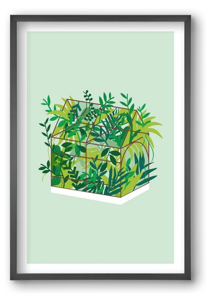 Greenhouse - falikép keretben | artbridge