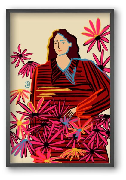 FLORAL DREAM - falikép keretben | artbridge