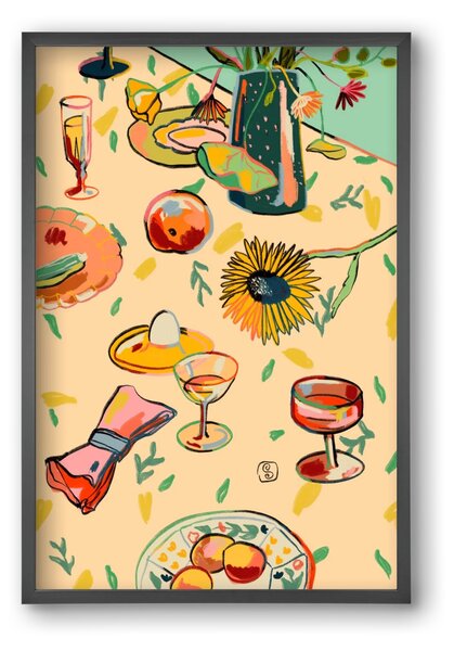 COCKTAILS IN THE GARDEN - falikép keretben | artbridge