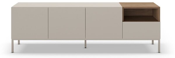 Krémszínű TV-állvány 180x55 cm Cailin – Marckeric