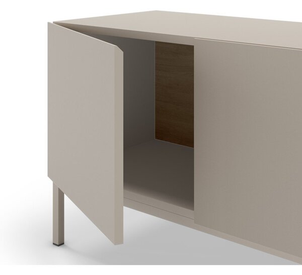 Krémszínű TV-állvány 180x55 cm Cailin – Marckeric