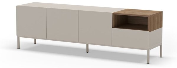 Krémszínű TV-állvány 180x55 cm Cailin – Marckeric