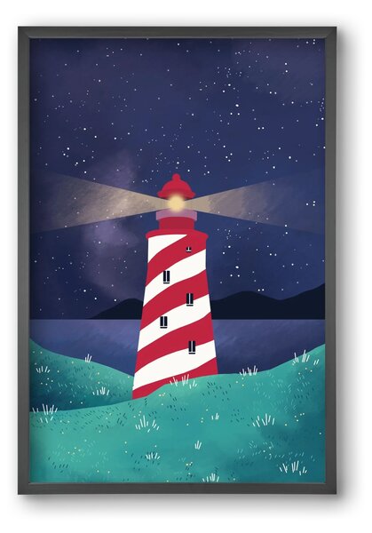 Lighthouse - falikép keretben | artbridge
