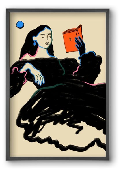 MIDNIGHT READING - falikép keretben | artbridge
