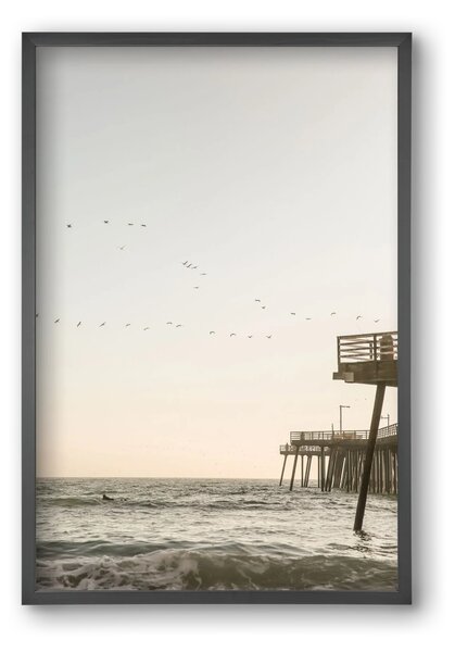 California - falikép keretben | artbridge