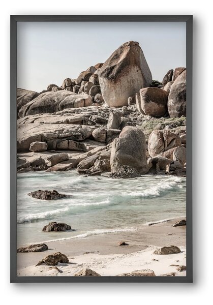 Champagne beach - falikép keretben | artbridge