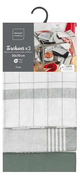 Pamut konyharuha szett 3 db-os 50x70 cm Vibrato – douceur d'intérieur