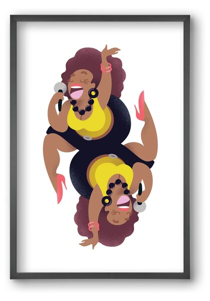 Jazz musician series - Billy - falikép keretben | artbridge