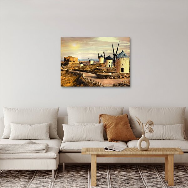 Kép - Szélmalmok (70x50 cm)