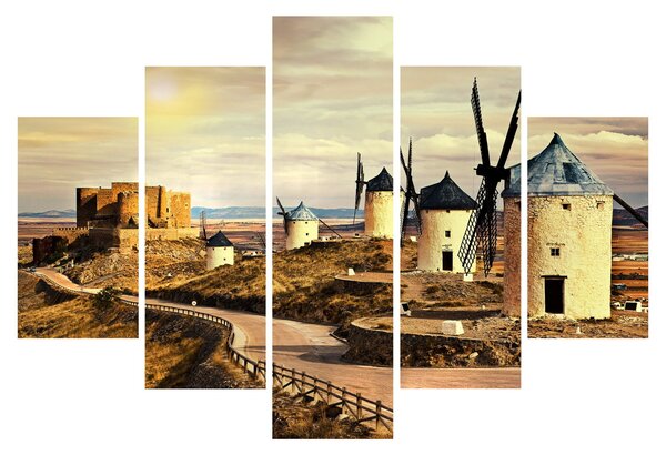 Kép - Szélmalmok (150x105 cm)