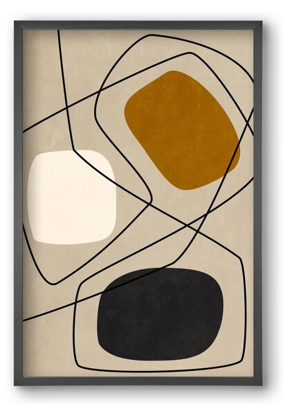 ABSTRACT ART 07 - falikép keretben | artbridge