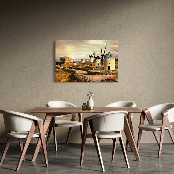 Kép - Szélmalmok (90x60 cm)