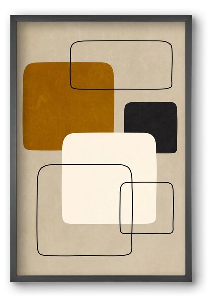 ABSTRACT ART 08 - falikép keretben | artbridge