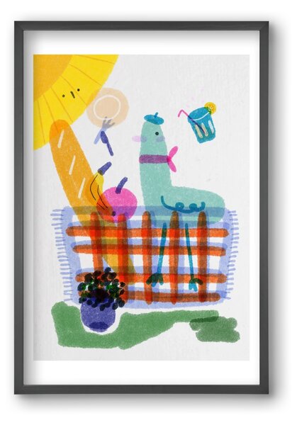 Picnic nr. 1 - falikép keretben | artbridge