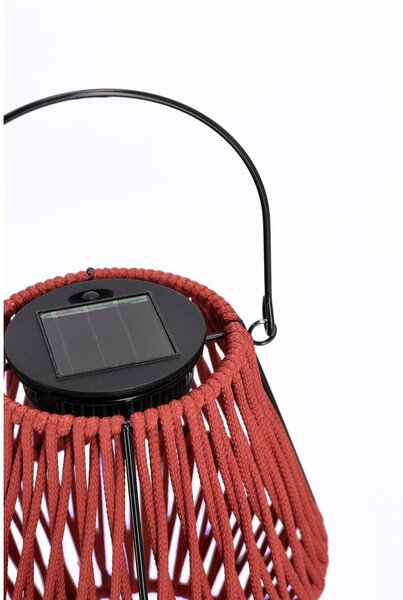 Piros napelemes LED lámpás (magasság 17 cm) Juny – Yes Everyday