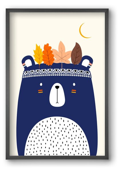 Cute little bear - falikép keretben | artbridge
