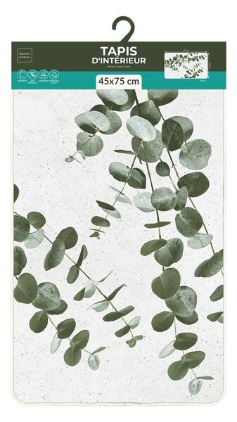 Fehér-zöld szőnyeg 45x75 cm Stevia – douceur d'intérieur