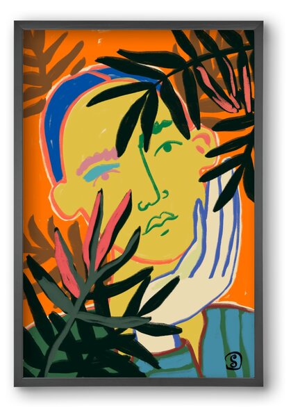 THINKING OF FALL - falikép keretben | artbridge