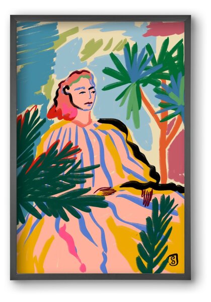 WOMAN IN NATURE - falikép keretben | artbridge