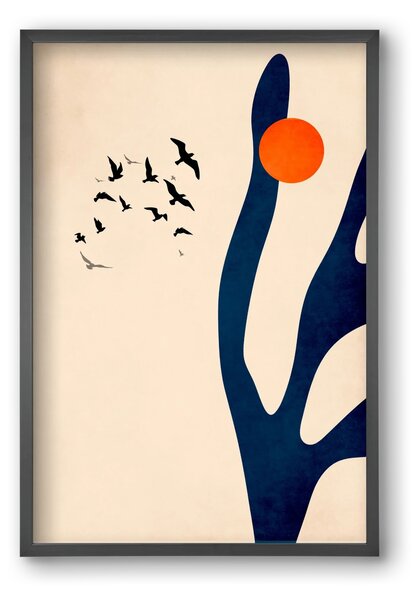 Desert birds - falikép keretben | artbridge