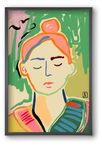 MEDITATION - falikép keretben | artbridge