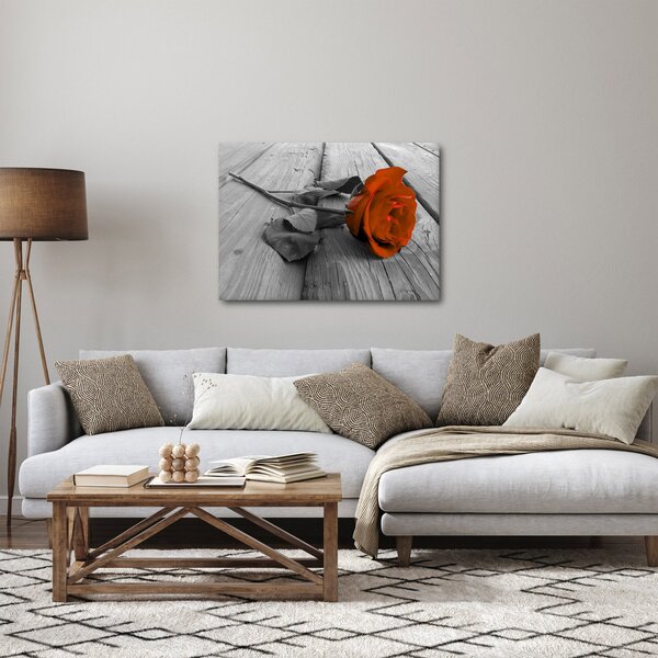 Kép - Narancs Rózsa (70x50 cm)