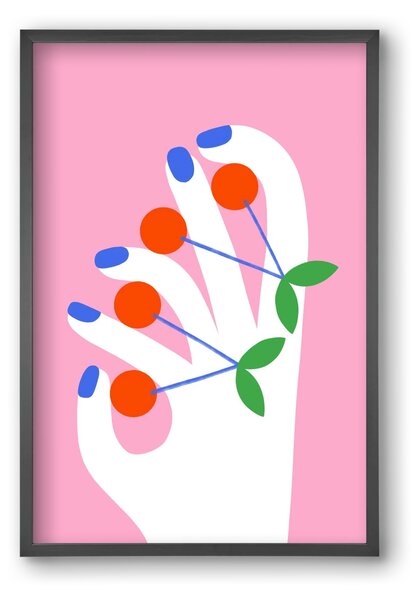 Cherries - falikép keretben | artbridge