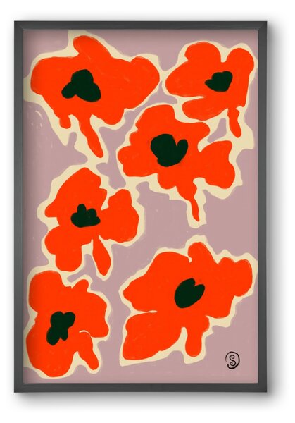 POPPY - falikép keretben | artbridge