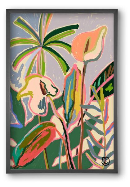 PEACE LILLY - falikép keretben | artbridge