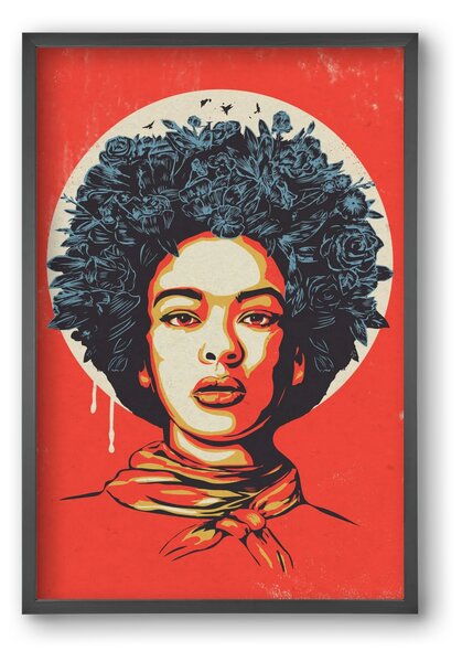 Flower Power - falikép keretben | artbridge