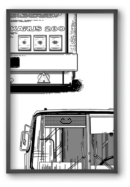 Ikarus 280 :) - falikép keretben | artbridge