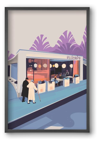 Pasarét - falikép keretben | artbridge