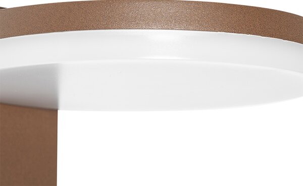 Modern kültéri fali lámpa rozsdabarna, LED-del, IP54 - Esmee