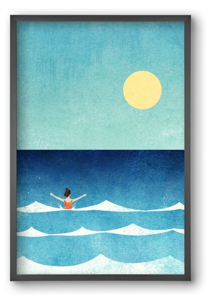 Sea Swim - falikép keretben | artbridge
