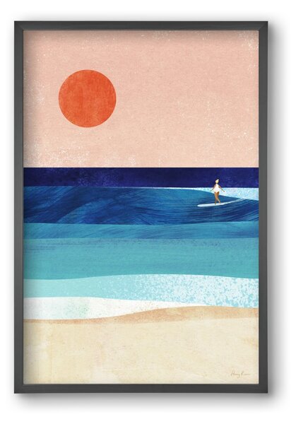 Surf Girl - falikép keretben | artbridge