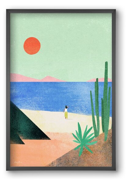Beach Girl III - falikép keretben | artbridge